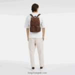 3D Backpack M Women Longchamp 8RTH80453 Cognac - Image 2