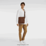 3D Crossbody bag M Men Longchamp 8RTH801126 Cognac - Image 2