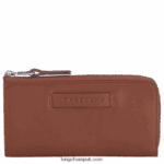 3D Wallet with zip around Women Longchamp 8RTH80624 Cognac
