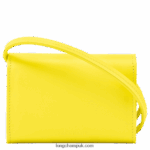 Box Trot Coin purse with leather lace Women Longchamp 8RTH80514 Lemon - Image 4