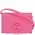 Box Trot Coin purse with leather lace Women Longchamp 8RTH80515 Candy