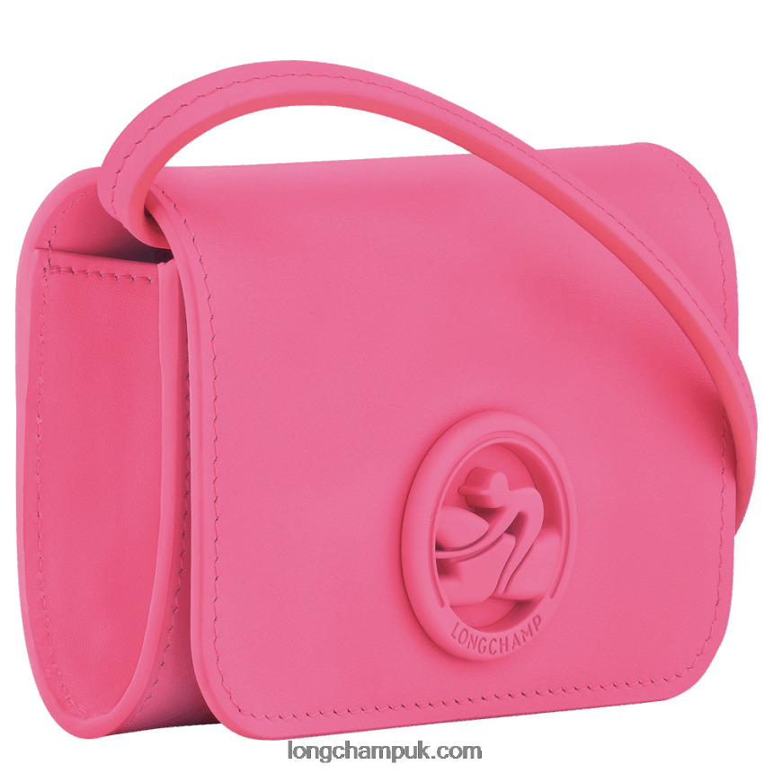 Box Trot Coin purse with leather lace Women Longchamp 8RTH80515 Candy - Image 3