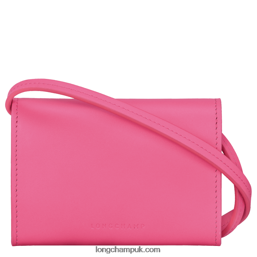 Box Trot Coin purse with leather lace Women Longchamp 8RTH80515 Candy - Image 4