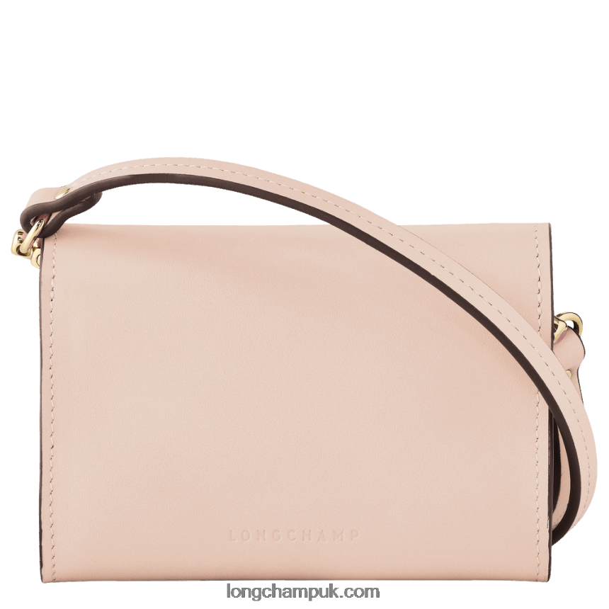Box Trot Coin purse with shoulder strap Women Longchamp 8RTH80519 Pale Pink - Image 3