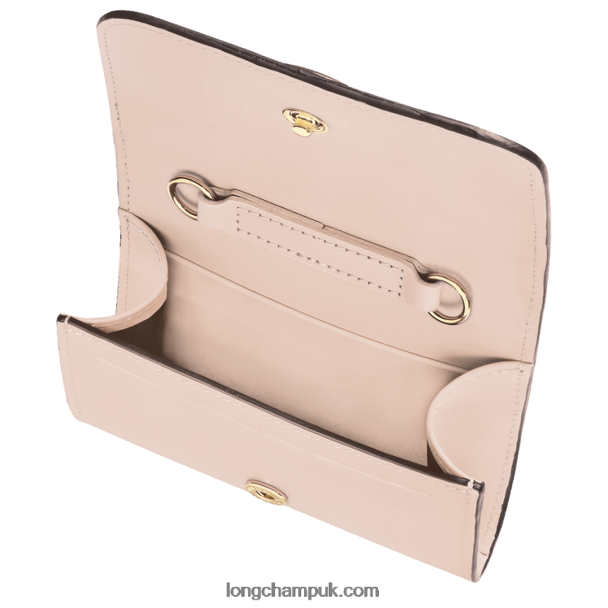 Box Trot Coin purse with shoulder strap Women Longchamp 8RTH80519 Pale Pink - Image 4