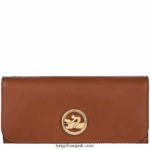 Box Trot Continental wallet Women Longchamp 8RTH80560 Cognac
