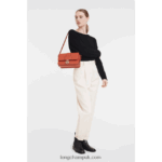 Box Trot Crossbody bag M Women Longchamp 8RTH80232 Orange - Image 6