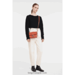 Box Trot Crossbody bag S Women Longchamp 8RTH80229 Orange - Image 2