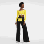 Box Trot Crossbody bag XS Women Longchamp 8RTH80241 Lemon - Image 2