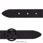 Box Trot Ladies' belt Women Longchamp 8RTH80936 Black - Image 3