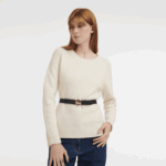 Box Trot Ladies' belt Women Longchamp 8RTH80940 Black/Cognac - Image 2