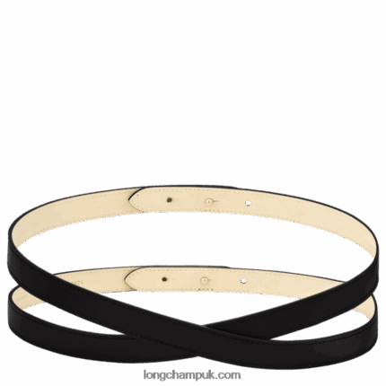 Box Trot Ladies' belt Women Longchamp 8RTH80953 Black