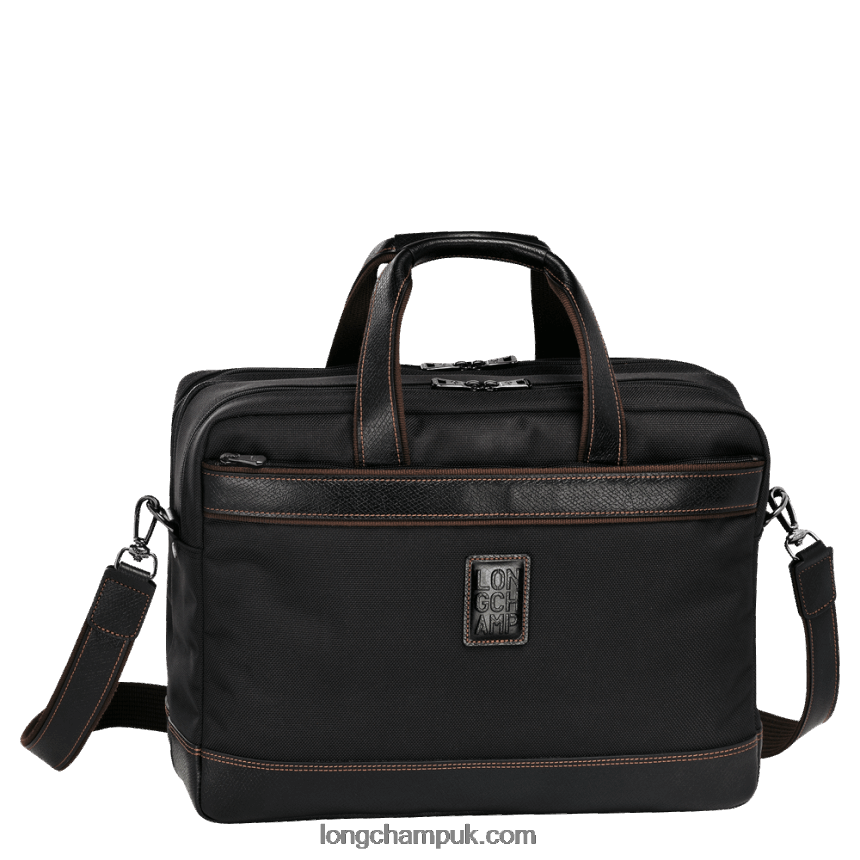 boxford_briefcase_l_men_longchamp_8rth801096_black.png Boxford Briefcase L Men Longchamp 8RTH801096 Black - Image 1