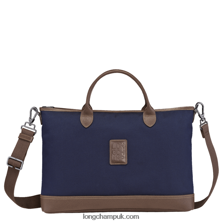boxford_briefcase_s_men_longchamp_8rth80466_blue.png Boxford Briefcase S Men Longchamp 8RTH80466 Blue - Image 1