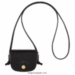 Epure Coin purse with leather lace Women Longchamp 8RTH80531 Black