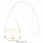 Epure Coin purse with leather lace Women Longchamp 8RTH80532 White