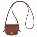 Epure Coin purse with leather lace Women Longchamp 8RTH80533 Brown