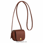 Epure Coin purse with leather lace Women Longchamp 8RTH80533 Brown - Image 3