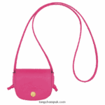Epure Coin purse with leather lace Women Longchamp 8RTH80535 Fuchsia