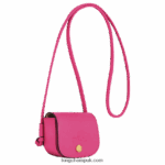 Epure Coin purse with leather lace Women Longchamp 8RTH80535 Fuchsia - Image 3