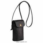 Epure Phone case with leather lace Women Longchamp 8RTH80706 Black - Image 3