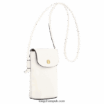 Epure Phone case with leather lace Women Longchamp 8RTH80707 White - Image 3