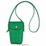 Epure Phone case with leather lace Women Longchamp 8RTH80709 Green