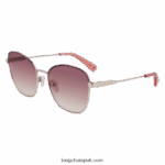 Fall/Winter 2022 Collection Sunglasses Women Longchamp 8RTH80904 Gold/Brown - Image 2