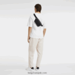 Le Foulonne Belt bag Men Longchamp 8RTH80460 Black/White - Image 2