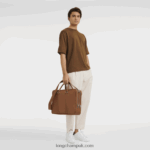 Le Foulonne Briefcase L Men Longchamp 8RTH80482 Caramel - Image 2