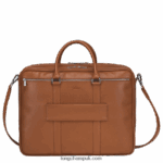 Le Foulonne Briefcase L Men Longchamp 8RTH80482 Caramel - Image 4