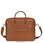 Le Foulonne Briefcase M Men Longchamp 8RTH801090 Caramel - Image 4
