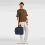 Le Foulonne Briefcase M Men Longchamp 8RTH801101 Navy - Image 2