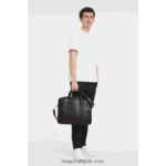 Le Foulonne Briefcase S Men Longchamp 8RTH80478 Black - Image 2