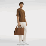 Le Foulonne Briefcase S Men Longchamp 8RTH80480 Caramel - Image 2