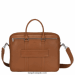 Le Foulonne Briefcase S Men Longchamp 8RTH80480 Caramel - Image 4