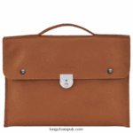 Le Foulonne Briefcase S Men Longchamp 8RTH80484 Caramel