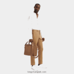 Le Foulonne Briefcase XS Men Longchamp 8RTH80477 Caramel - Image 2