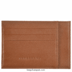 Le Foulonne Card holder Men Longchamp 8RTH80652 Caramel