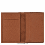 Le Foulonne Card holder Men Longchamp 8RTH80654 Caramel - Image 2