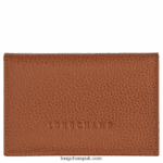 Le Foulonne Card holder Men Longchamp 8RTH80654 Caramel