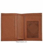 Le Foulonne Card holder Women Longchamp 8RTH80658 Caramel - Image 2