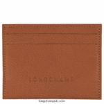 Le Foulonne Cardholder Women Longchamp 8RTH80645 Caramel