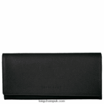 Le Foulonne Continental wallet Women Longchamp 8RTH80602 Black