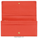 Le Foulonne Continental wallet Women Longchamp 8RTH80603 Orange - Image 2