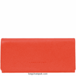 Le Foulonne Continental wallet Women Longchamp 8RTH80603 Orange