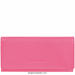 Le Foulonne Continental wallet Women Longchamp 8RTH80607 Candy