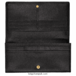Le Foulonne Continental wallet Women Longchamp 8RTH80609 Black - Image 2