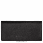 Le Foulonne Continental wallet Women Longchamp 8RTH80609 Black