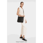 Le Foulonne Crossbody bag M Women Longchamp 8RTH80280 Black - Image 2
